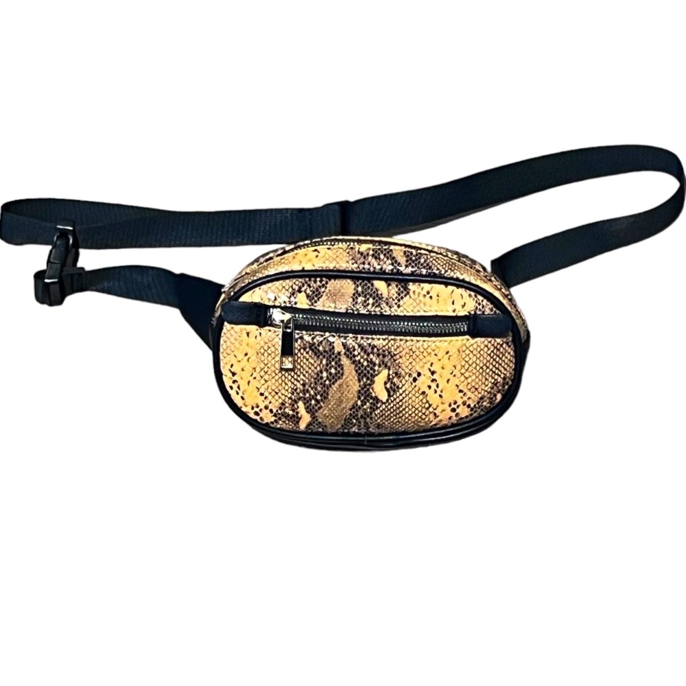 Orange Animal skin Fanny pack